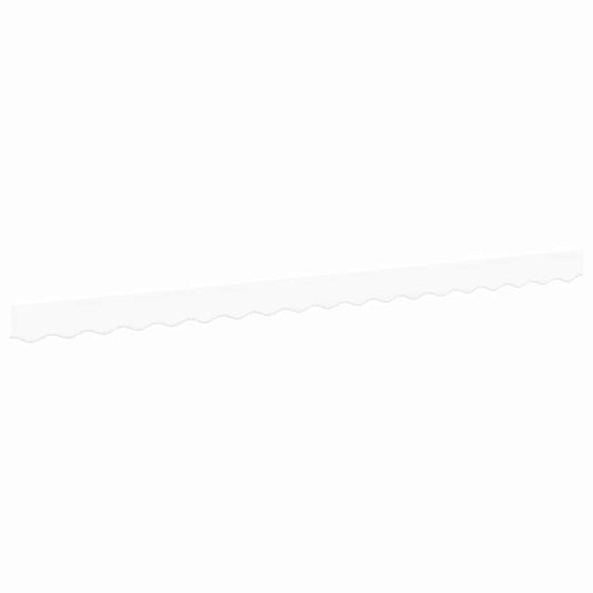 vidaXL Awning Valance Replacement White 4 m Polyester