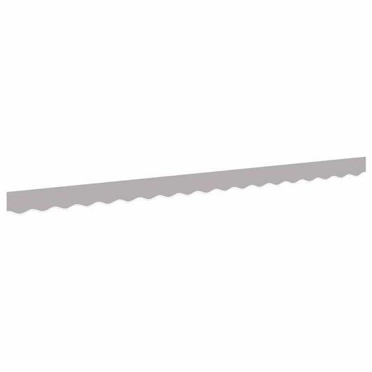 vidaXL Awning Valance Replacement Light Grey 4 m Polyester