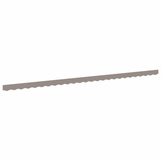 vidaXL Awning Valance Replacement for 6 m Light Grey Polyester