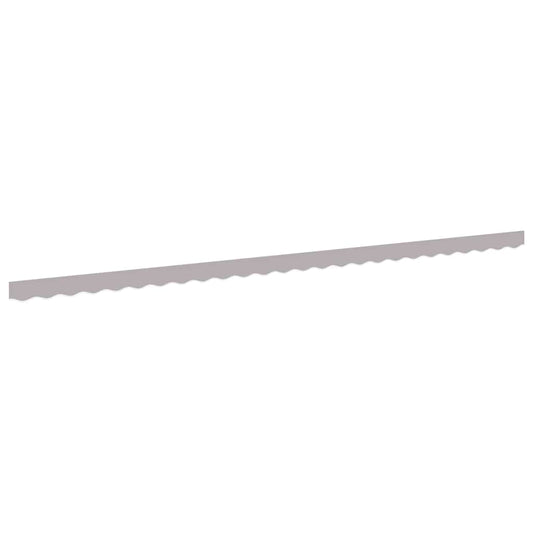 vidaXL Awning Valance Replacement Light Grey 6 m Polyester