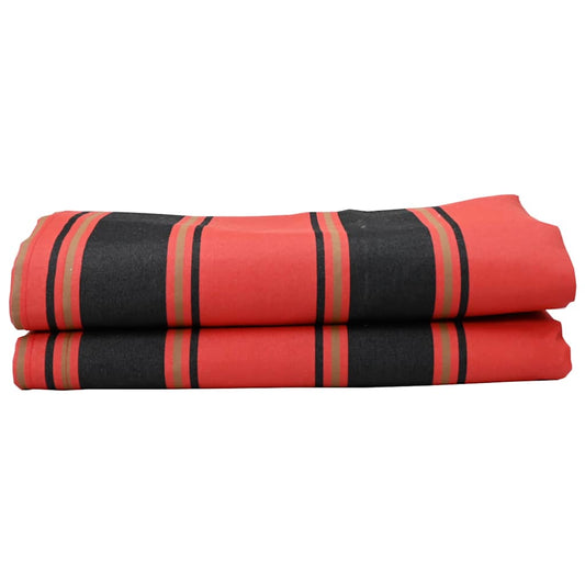vidaXL Awning Replacement Fabric Orange and Black 1000 x 160 cm