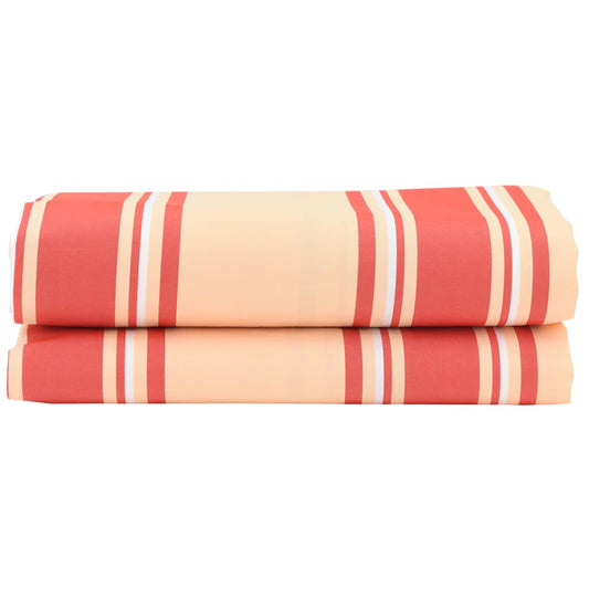 vidaXL Awning Replacement Fabric Yellow and Orange 1000 x 160 cm