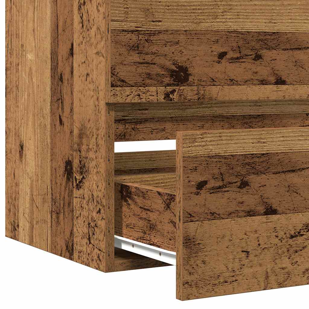 vidaXL Bathroom Sink Cabinet with Drawer Old Wood 41 x 38.5 x 45 cm