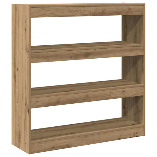 vidaXL Book Cabinet 3-Tier 100 x 30 x 103 cm Engineered Wood