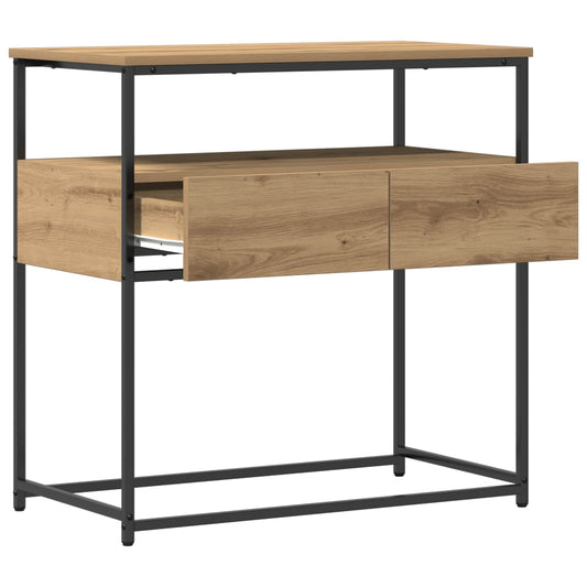 vidaXL Console Table Artisan Oak 75 x 40 x 75 cm Engineered Wood