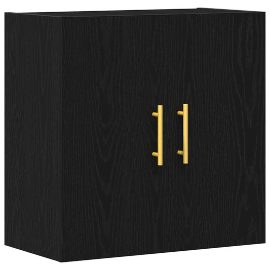 vidaXL Wall-mounted Cabinet 60 x 31 x 70 cm Engineered Wood Black Oak