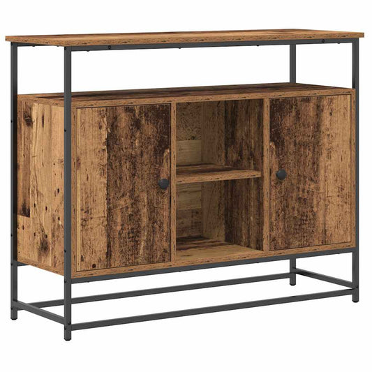 vidaXL Sideboard Old Wood 100 x 35 x 80 cm Engineered Wood