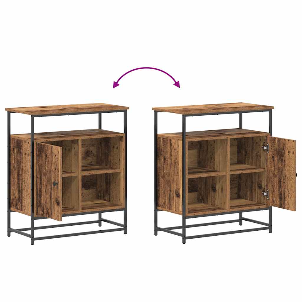 vidaXL Sideboard Old Wood 69 x 35 x 80 cm Engineered Wood