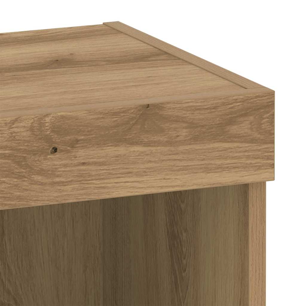 vidaXL TV Cabinet Set 2 pcs Artisan Oak Engineered Wood