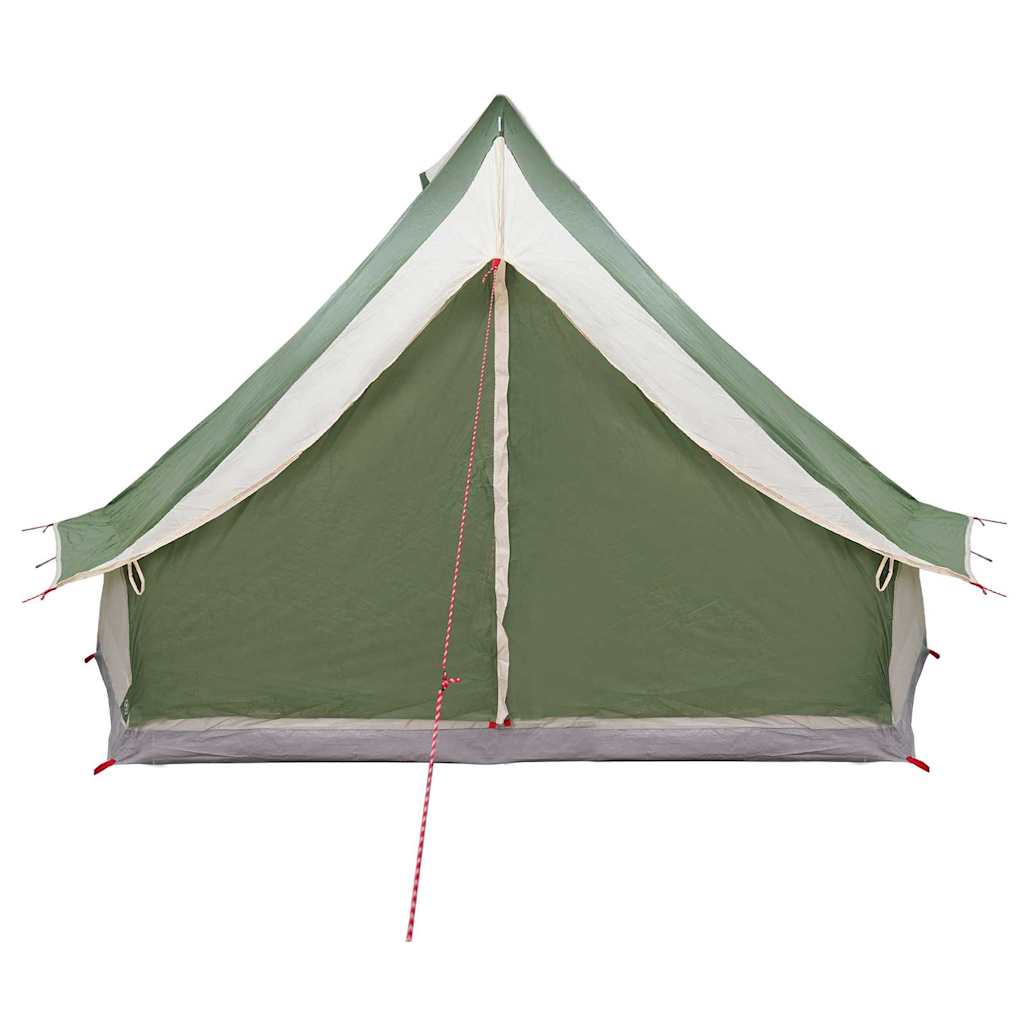 vidaXL Tipi Tent with Roof Green 400 x 346 x 250 cm Taffeta