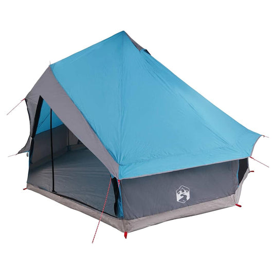 vidaXL Tipi Tent with Roof Blue 400 x 346 x 250 cm Taffeta