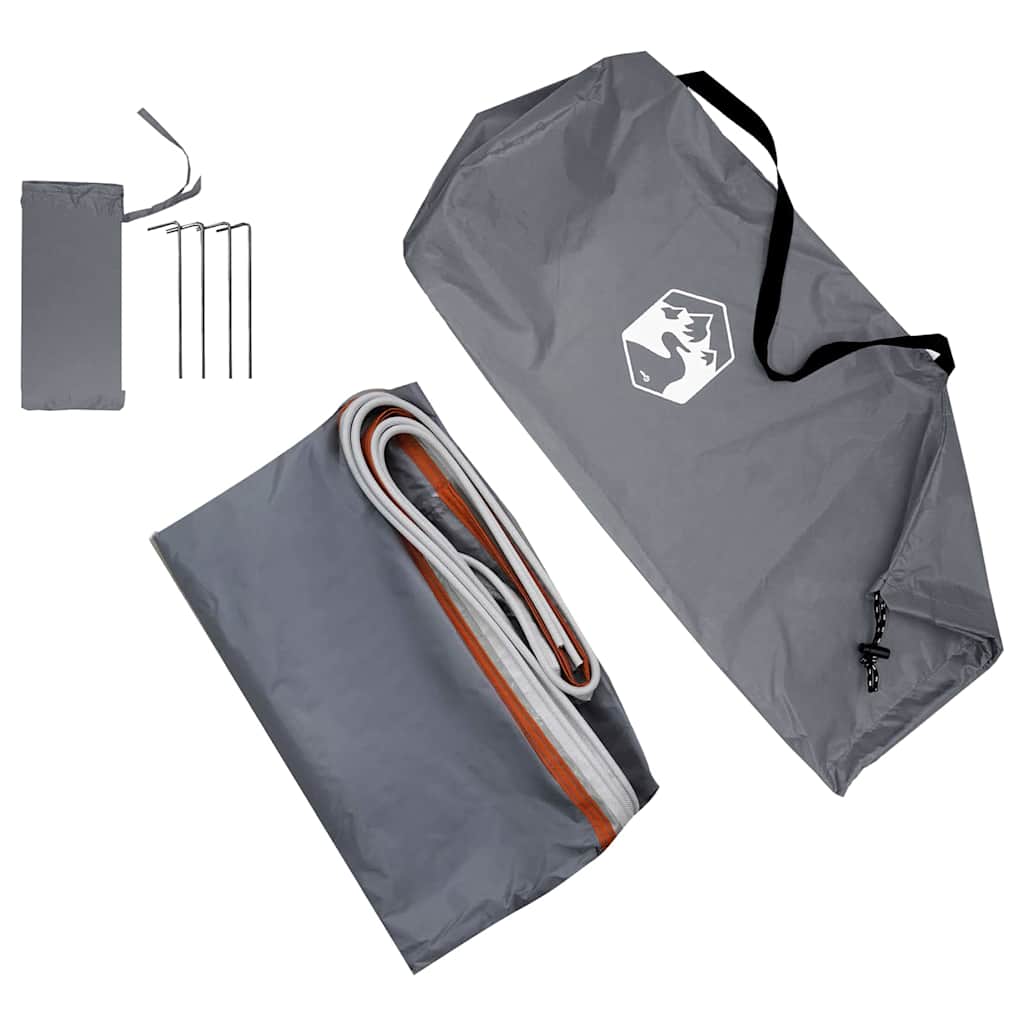 vidaXL Tailgate Tent Grey and Orange 180/190 x 150 x 230 cm Taffeta