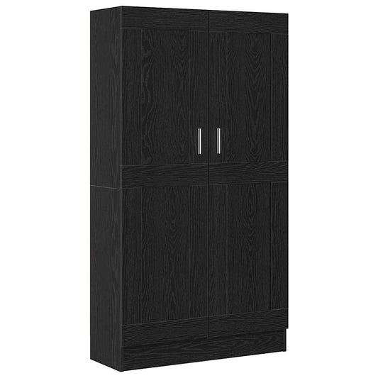 vidaXL Book Cabinet 3-Tier 82.5 x 30.5 x 150 cm Engineered Wood