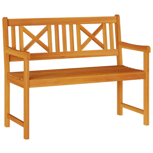 vidaXL Outdoor Bench Natural 110 x 56 x 90 cm Solid Acacia Wood