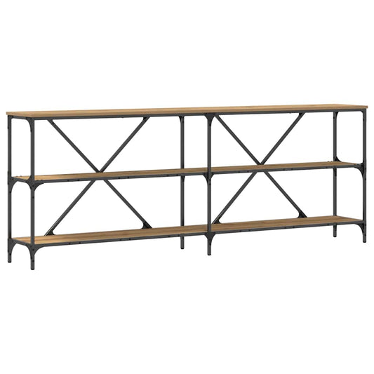 vidaXL Console Table Artisian Oak 200 x 30 x 75 cm Engineered Wood