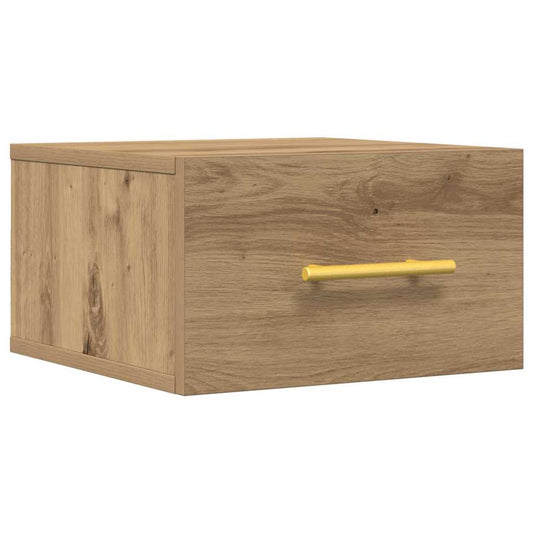vidaXL Bedside Cabinet 35 x 35 x 20 cm Engineered Wood Artisan Oak