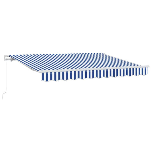 vidaXL Retractable Awning Blue 250 x 200 cm Fabric