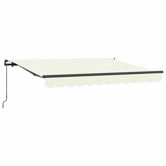 vidaXL Retractable Awning Cream 250 x 200 cm Fabric