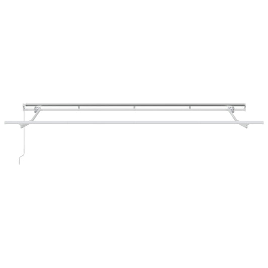 vidaXL Retractable Awning Retractable Manual Anthracite 400 x 200 cm