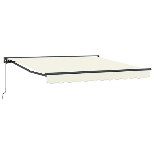 vidaXL Awning Frame Cream 300 x 250 cm Polyester with PU coating