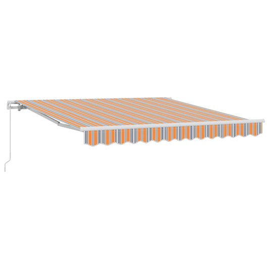 vidaXL Retractable Awning Multicolour 350 x 250 cm