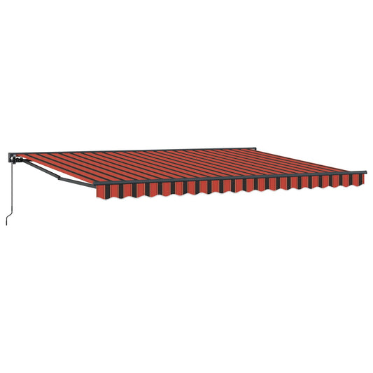 vidaXL Awning Frame Orange and Black 450 x 300 cm