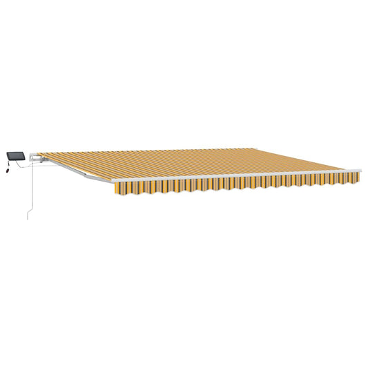 vidaXL Retractable Awning Multicolour 450 x 300 cm