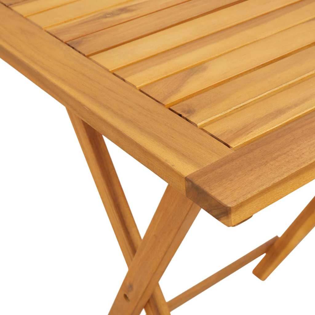 vidaXL Garden Bistro Set 3 pcs Brown Solid Acacia Wood
