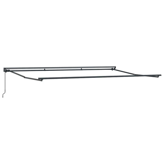vidaXL Awning Frame Manual Adjustable Anthracite 5 x 3 m Steel