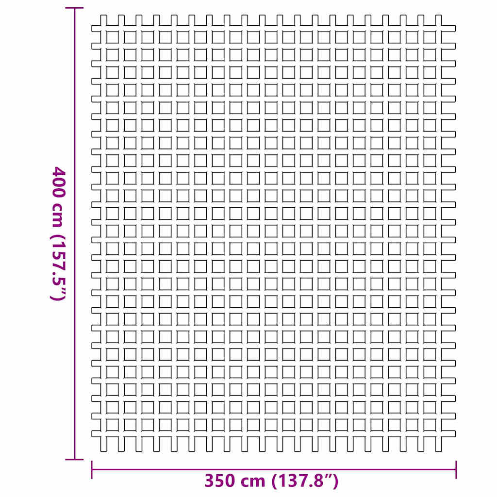 vidaXL Tent Carpet Blue 400 x 350 cm Polyester