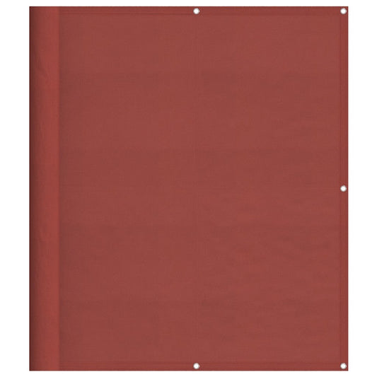 vidaXL Balcony Screen Terracotta 120x800 cm 100% Polyester Oxford
