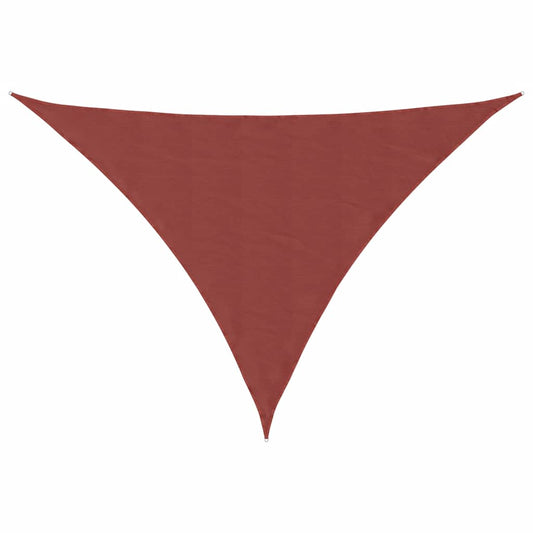vidaXL Sun Shade Sail Terracotta 7x5x5 m 100% Polyester Oxford