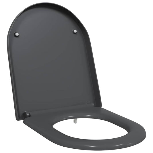 vidaXL Quick Release Toilet suitable for Seat Anthracite