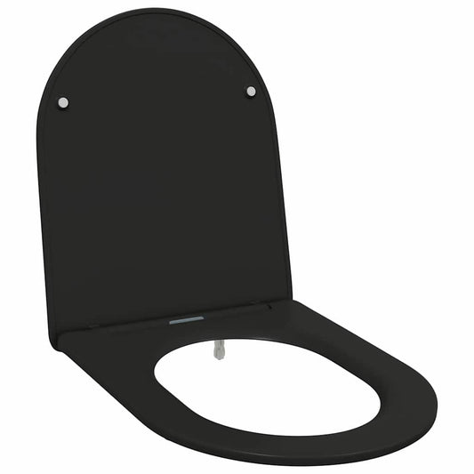 vidaXL Quick Release Toilet suitable for Seat Black 44 x 36.4 x 3.4 cm