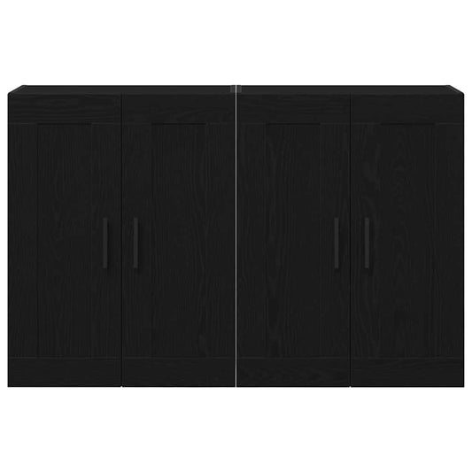 vidaXL Wall-mounted Cabinet 2 pcs Old Wood 69.5 x 34 x 90 cm