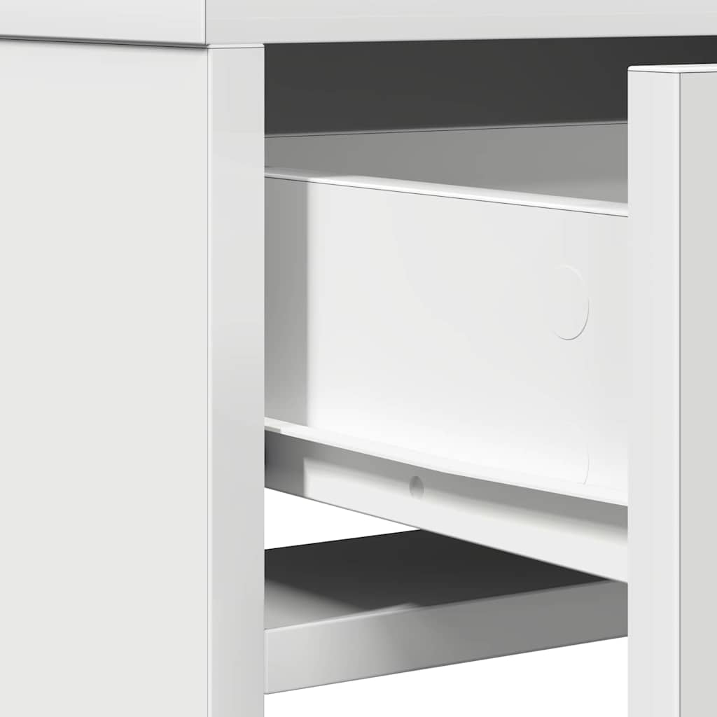 vidaXL Dressing Table White 50 x 41 x 140 cm Engineered Wood