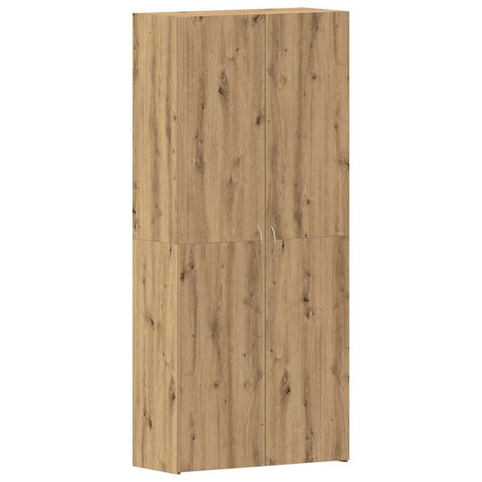 vidaXL Shoe Cabinet 80 x 35.5 x 180 cm Engineered Wood Brown