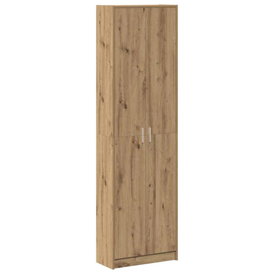 vidaXL Wardrobe with Door Artisan Oak 55 x 25 x 189 cm Engineered Wood
