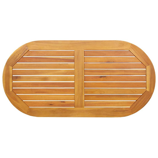 vidaXL Table Top Oil Natural 110 x 55 x 2 cm Solid Acacia Wood