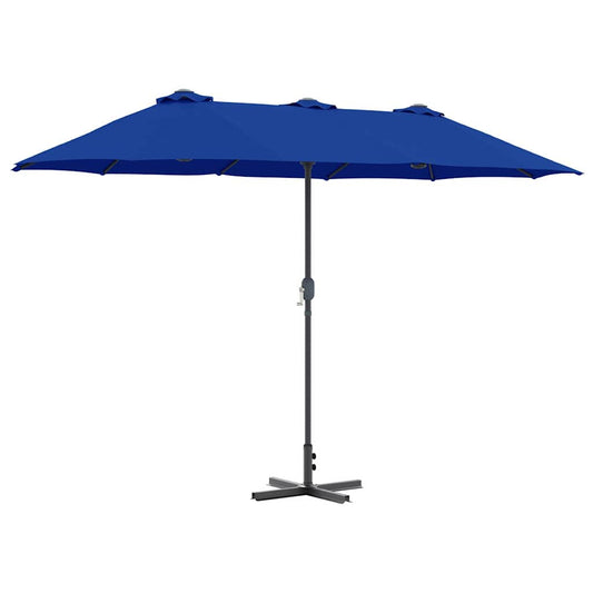 vidaXL Garden Parasol 370 x 197 x 239 cm Polyester and Aluminium