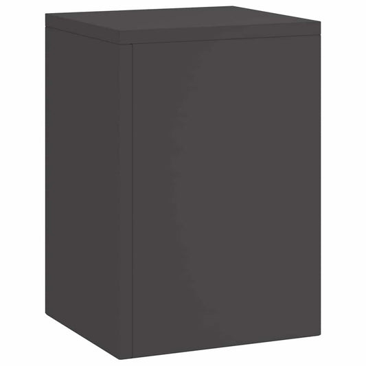 vidaXL Plant Stand 3 pcs Black 24 x 24 x 75 cm Cold-rolled Steel