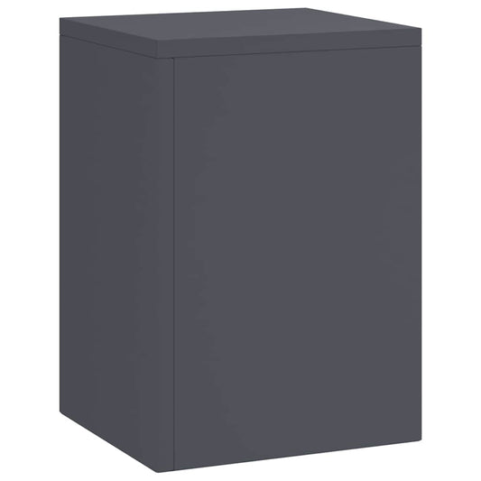 vidaXL Plant Stand 3 pcs Anthracite 24 x 24 x 75 cm Cold-rolled Steel