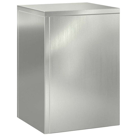 vidaXL Plant Stand 3 pcs Silver 24 x 24 x 75 cm Galvanised Steel