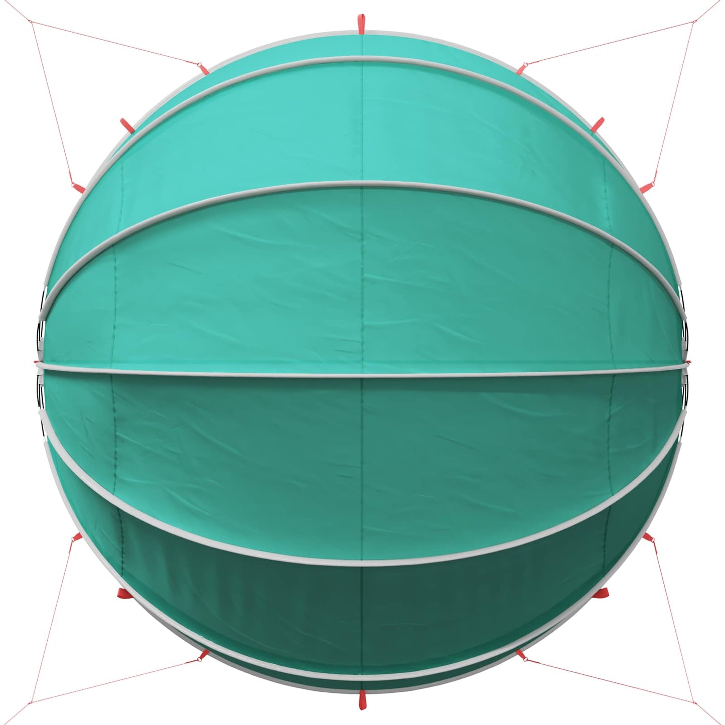 vidaXL Pool Dome Folding Manual Blue 430 x 430 x 210 cm