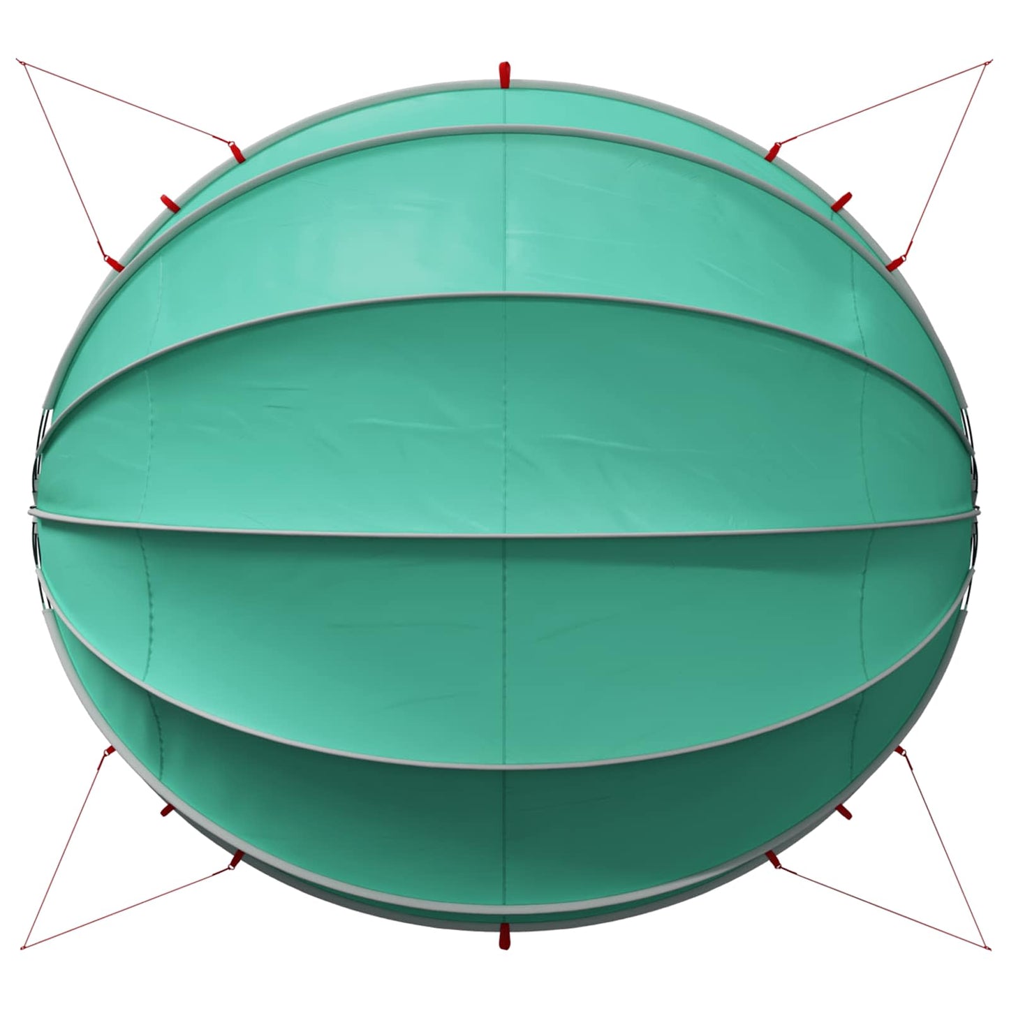 vidaXL Pool Dome 546 x 516 x 250 cm 185T polyester with PU coating
