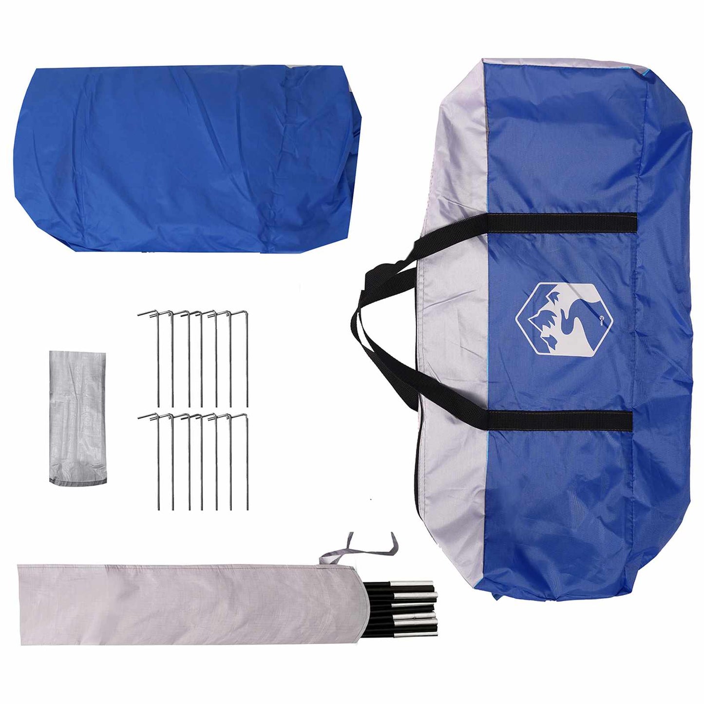 vidaXL Pool Tent Dome 538 x 440 x 204 cm Azure Blue