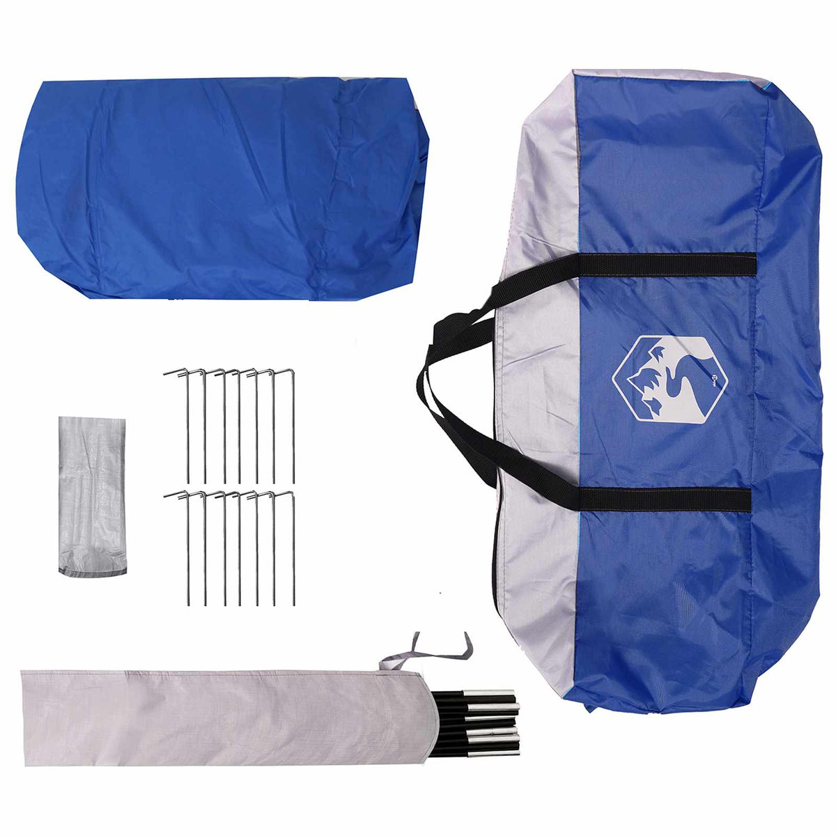 vidaXL Pool Tent Dome 538 x 440 x 204 cm Azure Blue