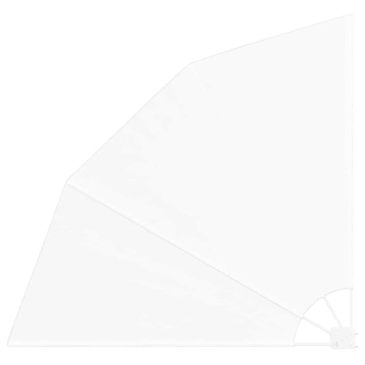 vidaXL Balcony Privacy Screen 140 x 140 cm Polyester White