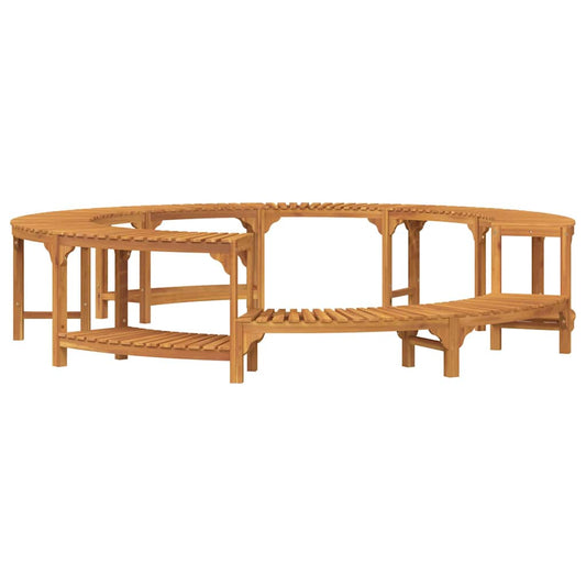 vidaXL Hot Tub Surround Solid Acacia Wood Brown