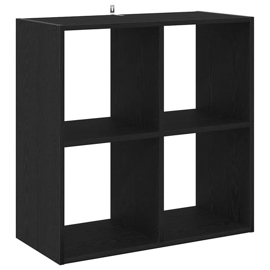 vidaXL Bookcase Black Oak 68.5 x 32 x 68.5 cm